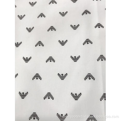 97%Cotton/3%Stretch Plain Pigment Printed Fabric